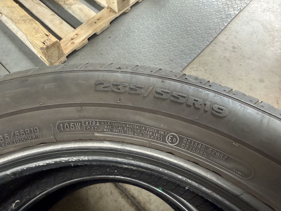 4бр. ОТЛИЧНИ Летни Гуми С Борд 235/55R/19 -AVON- DOT:5220- 7.1мм.+6.6мм.