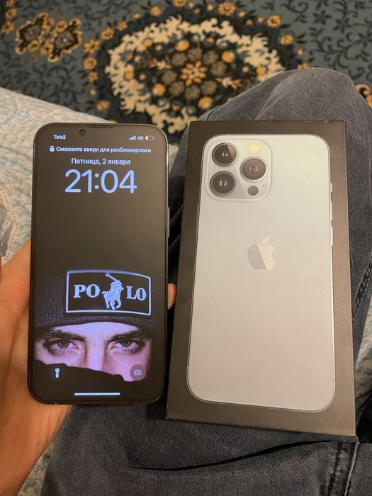 Apple 13 pro 128 gb batarey %76