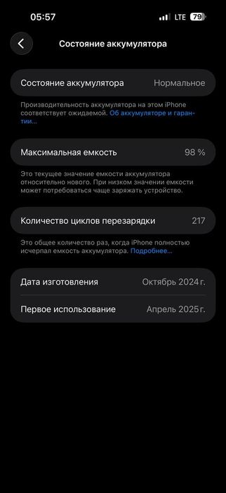 iPhone 16 Pro Max идеал ҳолат 98%