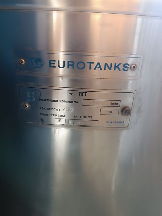 Răcitor de lapte - 600 litri EUROTANKS