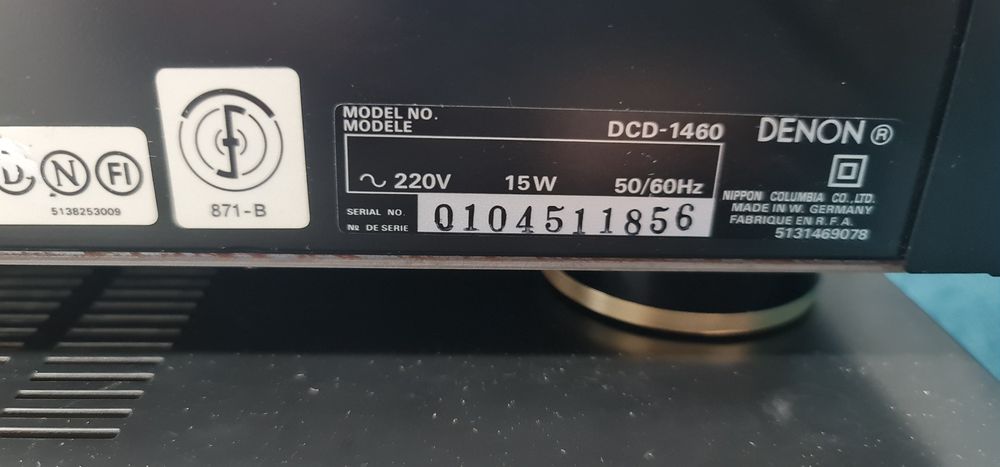 Receiver Denon Dra 825/Dcd 1460