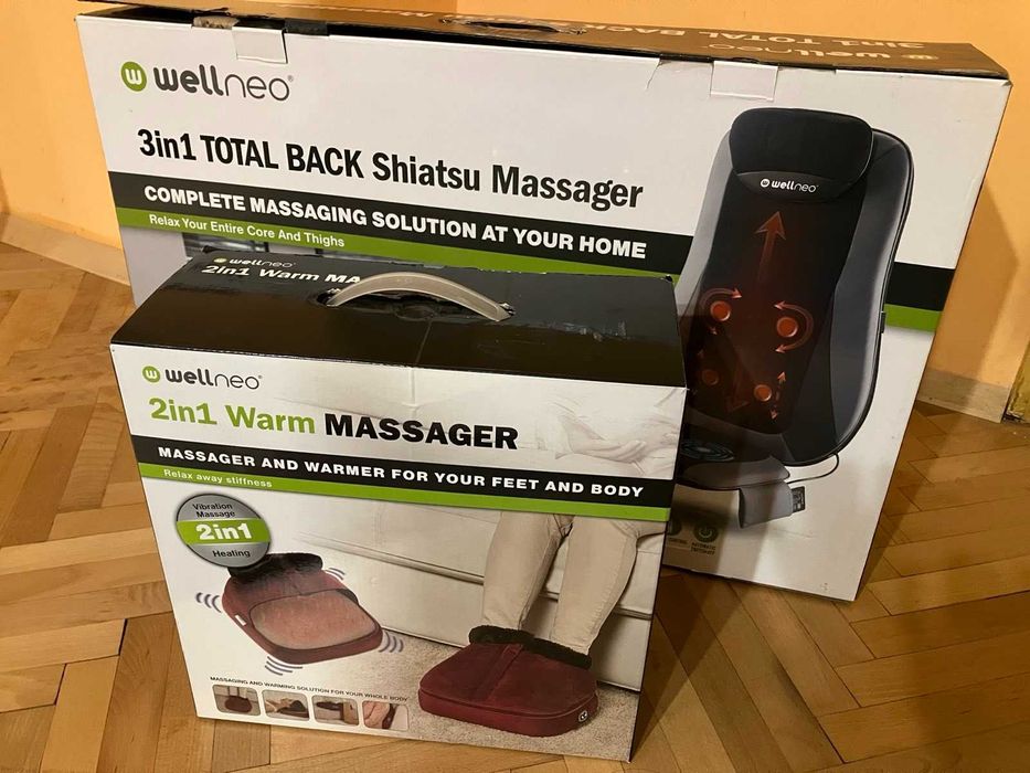 Wellneo 3in1 Total Back Shiatsu Massager