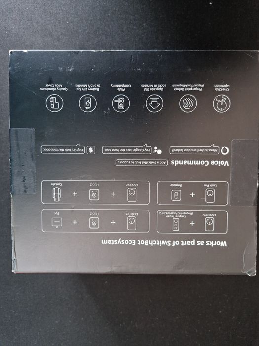 Zavor inteligent SwitchBot Lock Pro, Bluetooth, Auto-Lock, 120x59x83,9mm, interior