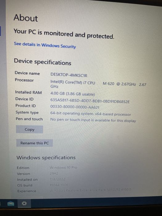 Leptop lenovo  ThinkPad T510