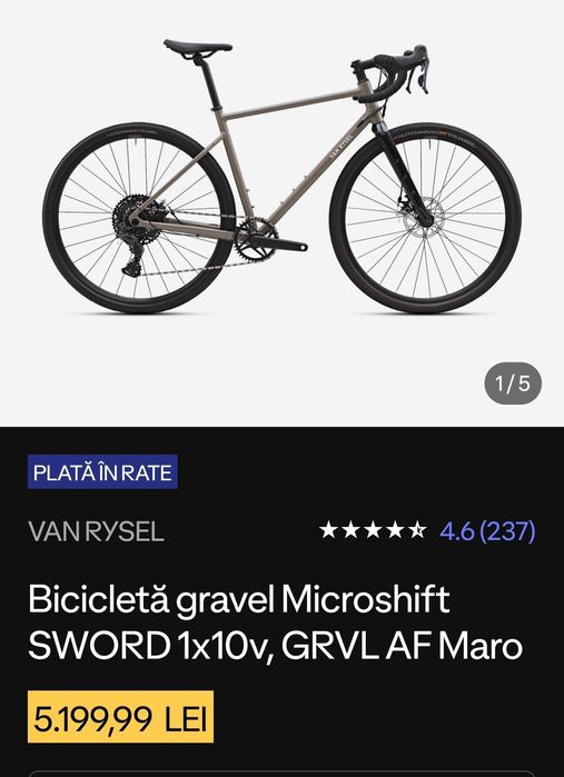 Bicicleta gravel/cursiera