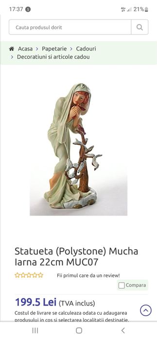 Vand statuete alphonso mucha