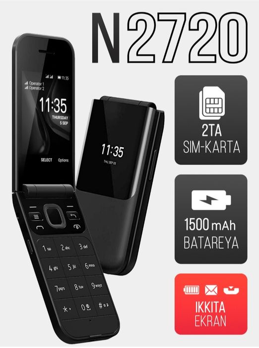 Nokia 2720 knopkali