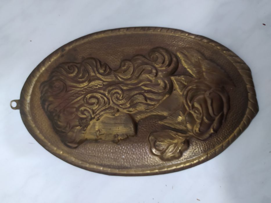 Пано деревянное и металлические