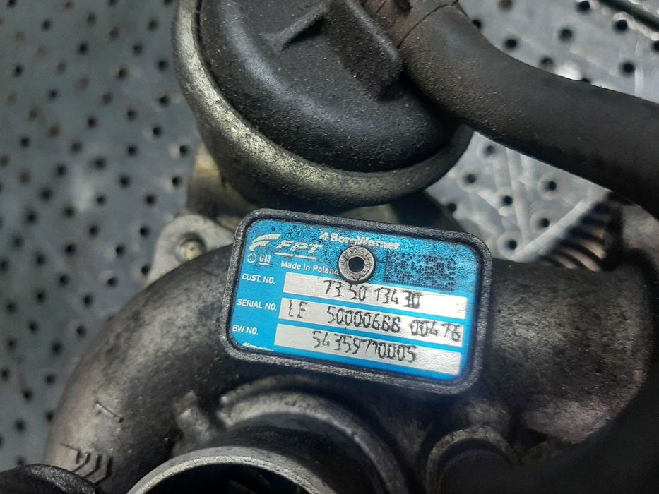 turbina 1.3 d ford ka  lancia ypsilon 843 fiat doblo fiorino grande punto panda 54359710005