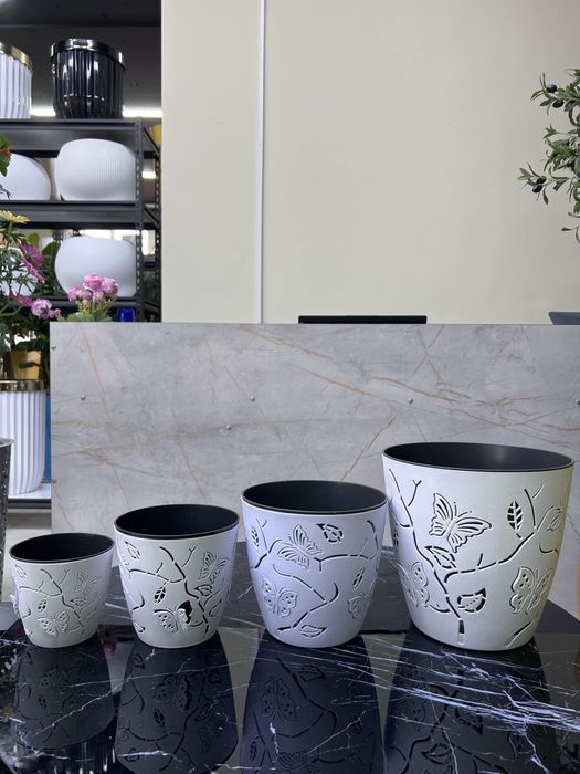 Цветочные горшки с завода доставка 1–6 часов опт и розница