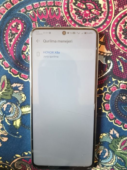 Honor 1 qul ishlatilgan