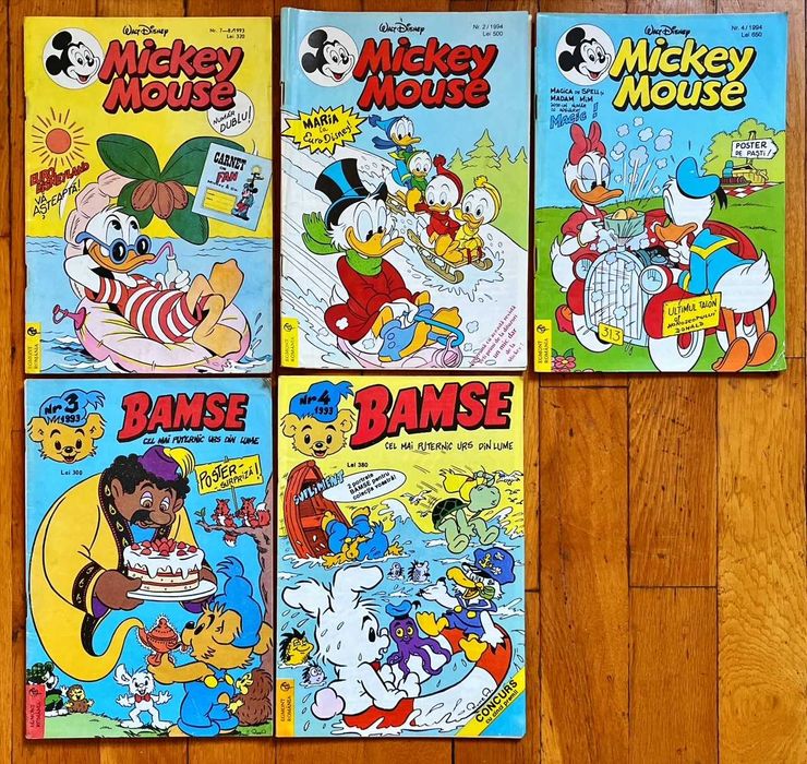 mickey mouse revista second hand si noi de vanzare