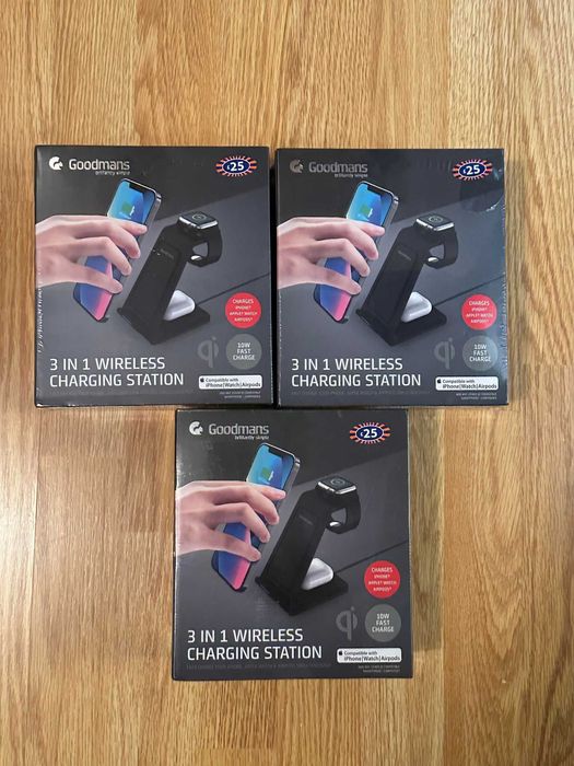 Statie de incarcare Wireless Iphone airpods Apple Watch - NOI