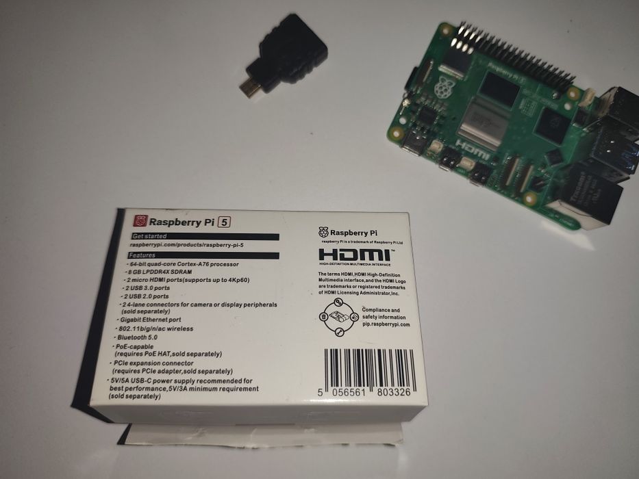 Raspberry 5 8gb новый микрокомпьютер