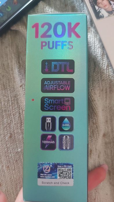 Vape sisha 120k puffs