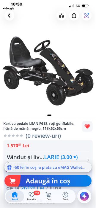 Kart Lean model F618