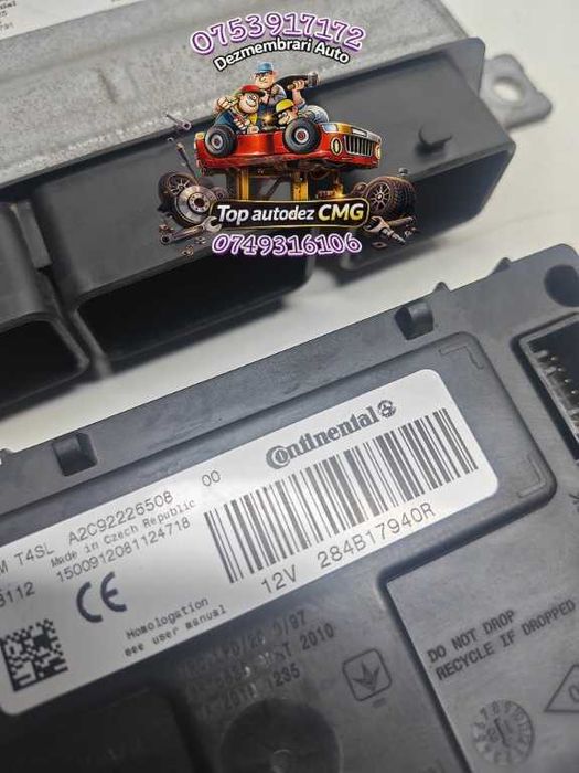 Kit pornire Dacia Logan 2 Sandero 1.0 i Sce Benzina Euro 6 calculatormotor ECU modul BCM cheie 284B17940R 237109612R