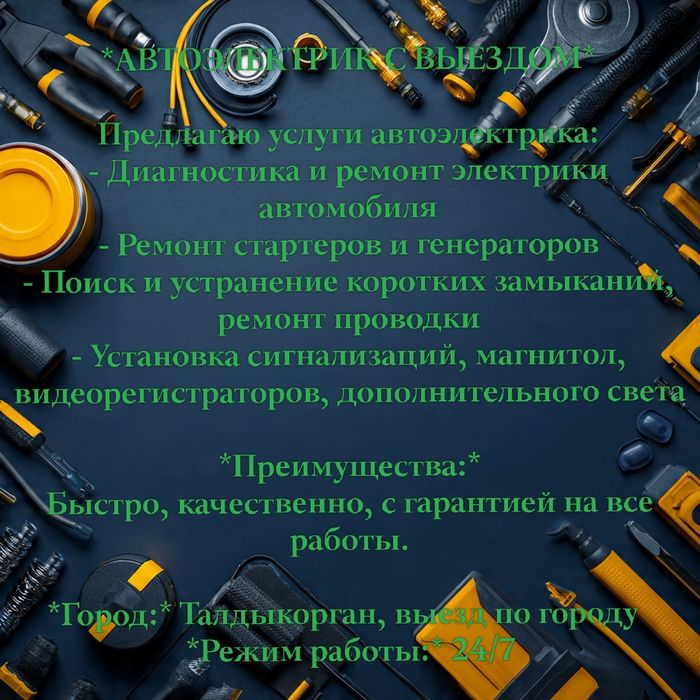 *Автоэлектрик на выезд
