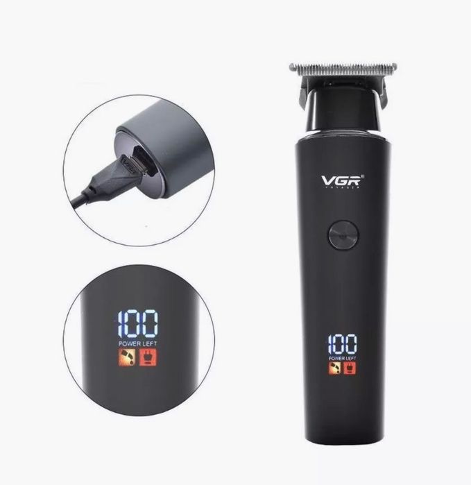 Професионална машинка за подстригване с 3 приставки