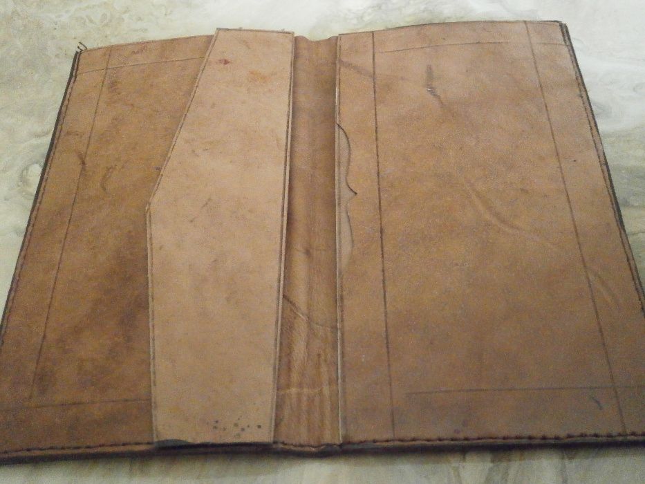 Портфейл от щраус-кафяв, нов