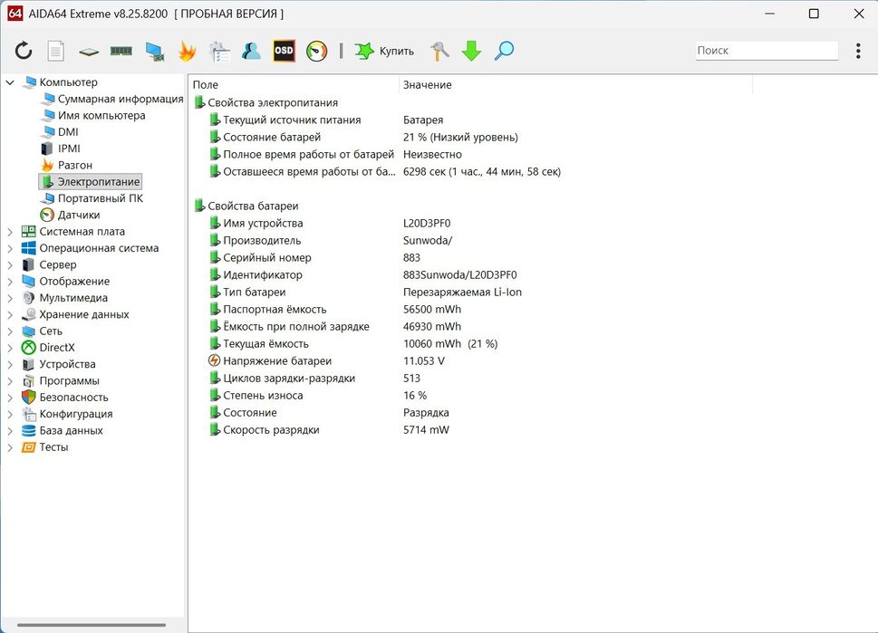Ноутбук Lenovo IdeaPad 5 Pro 14ITL6