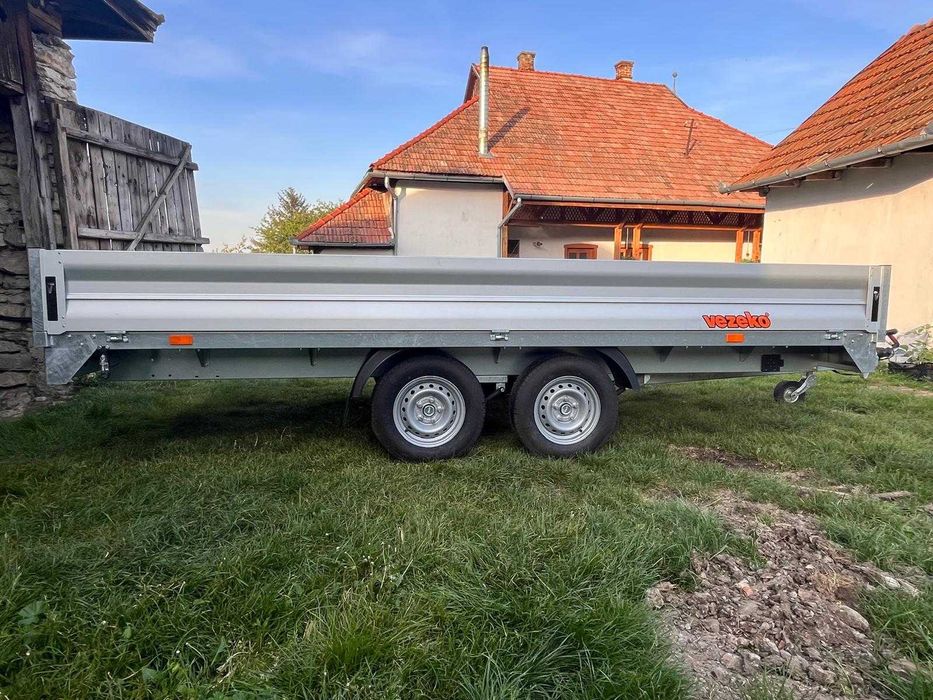 REMORCA APICOLĂ 2700kg TARATĂ la MMA 1800kg, se conduce cu  PERMIS CAT. B