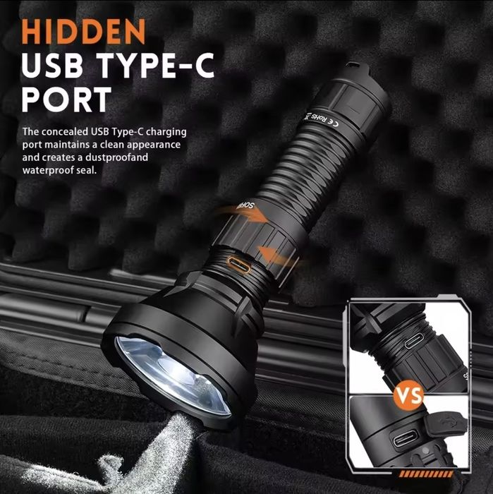 Lanterna profesionala vanatoare pescuit Sofirn SF26 1000m