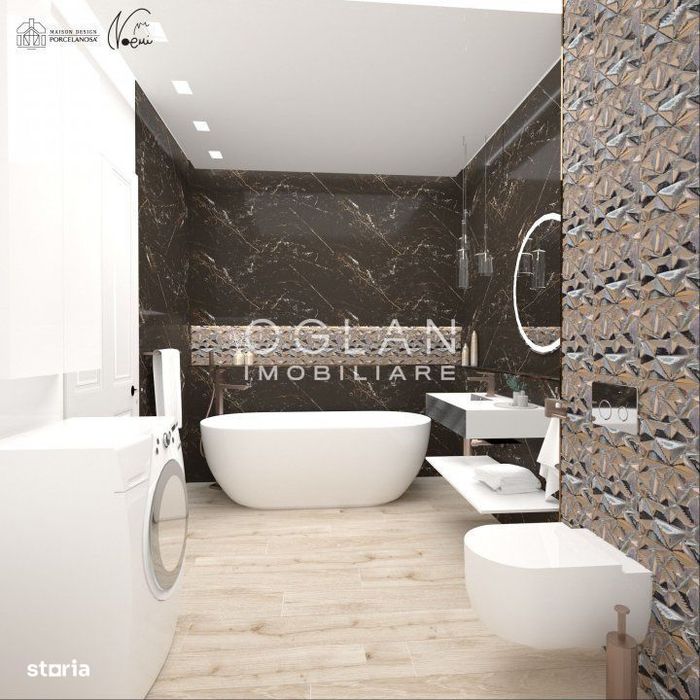 Apartament 4 camere 91 mp utili, 3 balcoane , Str. Doamna Stanca