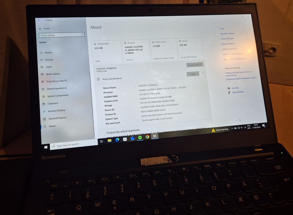 Laptop ThinkPad T440s