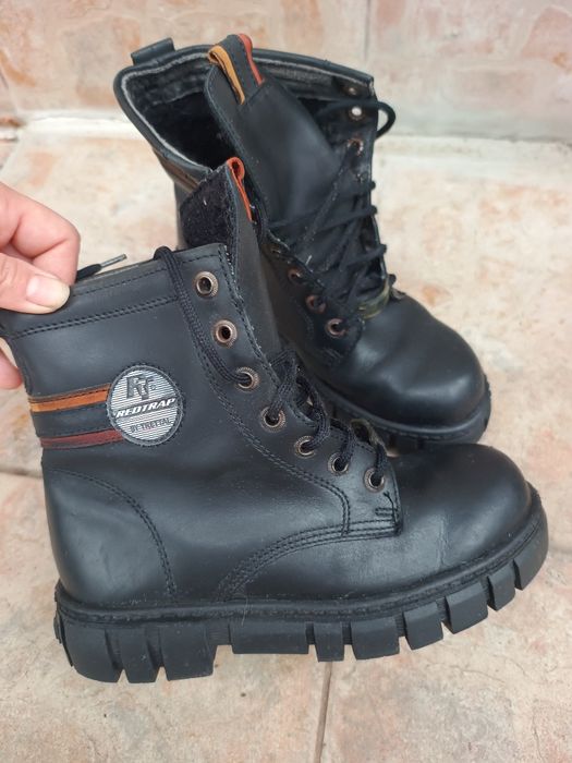 Ghete piele imblanite măr 34