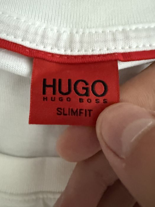 Tricou HUGO alb nou marime L