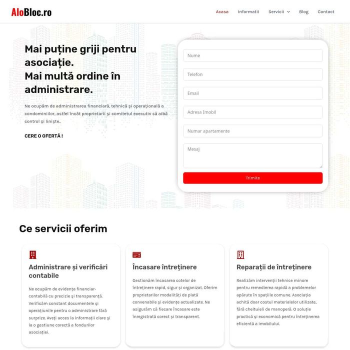 Servicii Creare Site Web