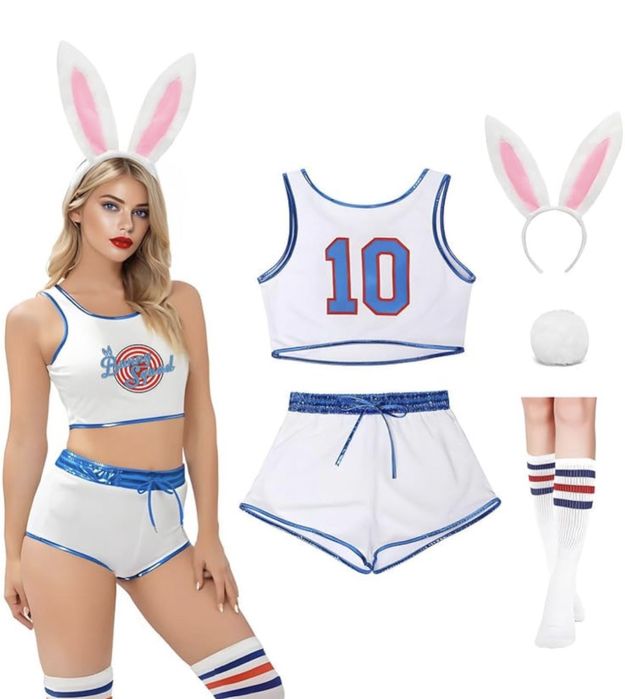 Halloween costume / Хелоуин костюм LOLA Bugs Bunny /  Лола от Бъгс Бъни дамски С размер + маска