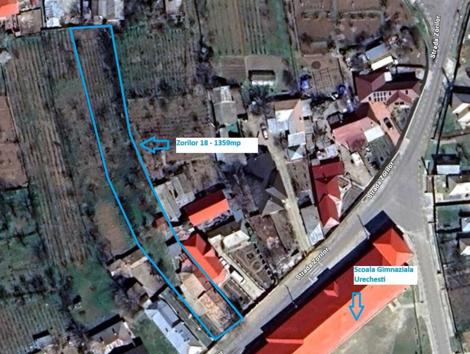CASA DE VANZARE – URECHESTI, VRANCEA | Strada Zorilor | ~1300 mp