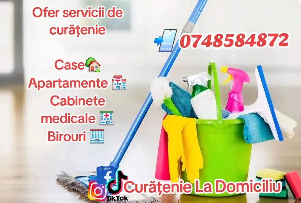Curățenie case - apartamente - birouri