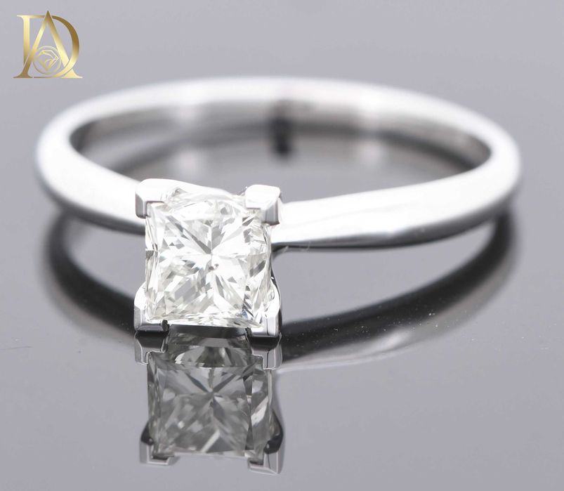 Нов Златен Пръстен с 0.86кт Естествен Диамант