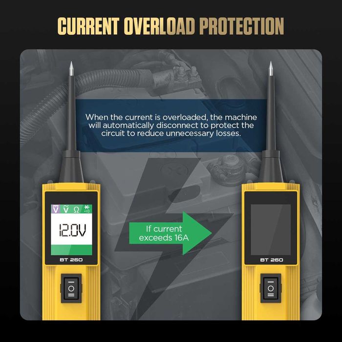 Интелигентен цифров мултимер,AUTOOL BT260,тестер електрически вериги