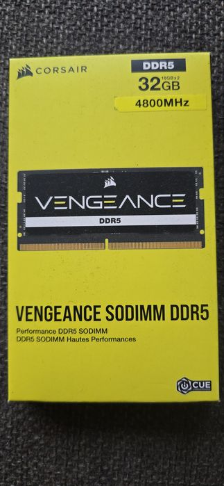 Memorie Ram  Corsair Vengeance Sodimm Laptop Kit DDR5 32GB 4800 Mhz