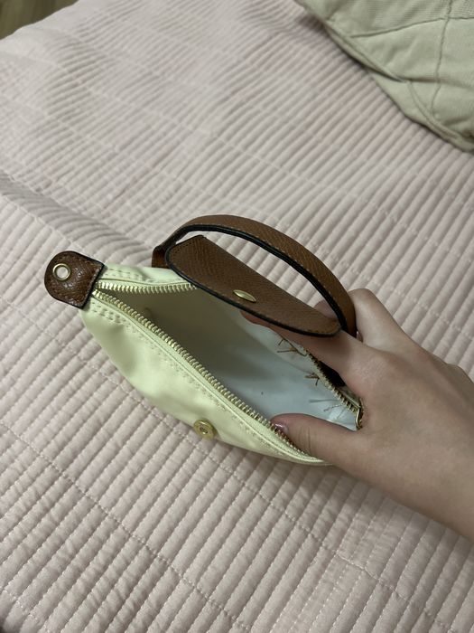 Сумка Longchamp нейлон бежевый