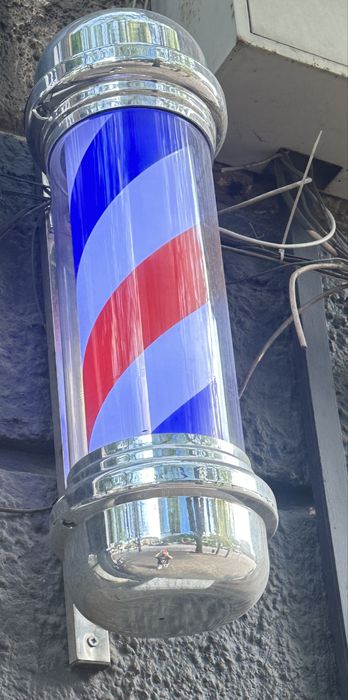 Reclama luminoasa/ barber pole  frizerie