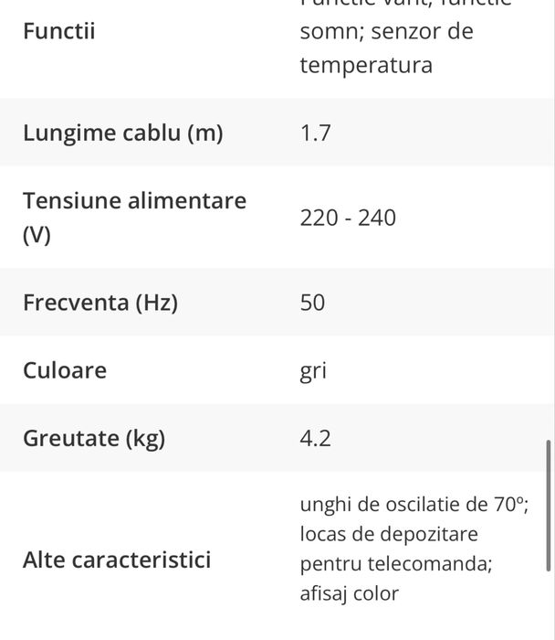 Ventilator turn Trisa Fresh Breeze 45W