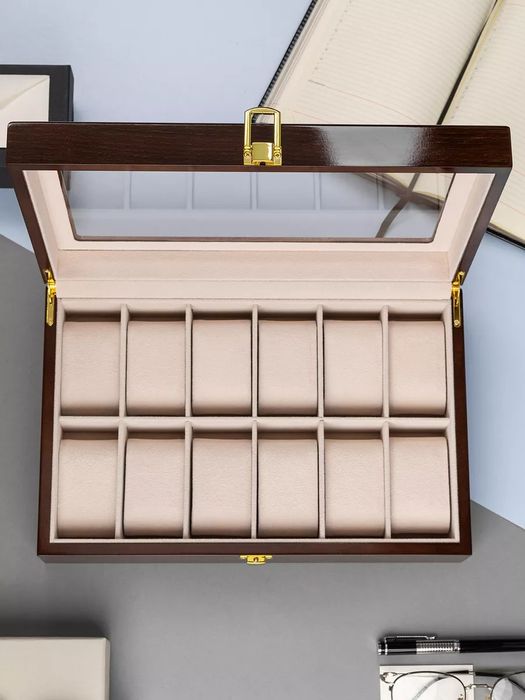 Шкатулка для часов и украшений  дерево