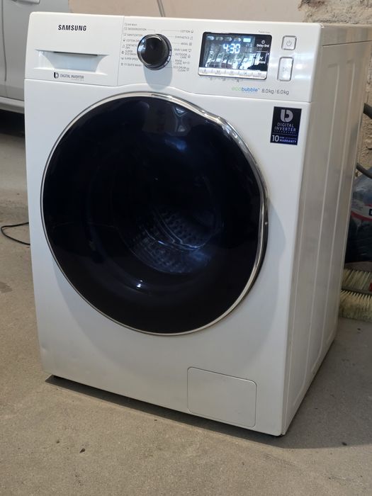 Пералня със сушилня Samsung WD80J6410AW В перфектно състояние