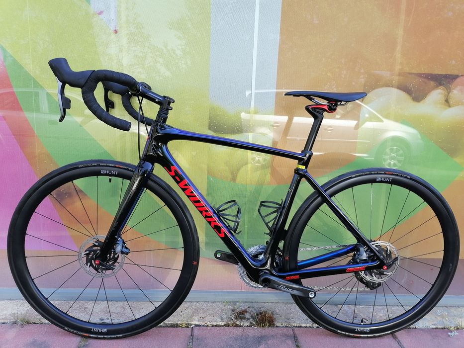 Карбонов Шосеен S-WORKS*Sram Force 2x12 AXS*Карбонови Капли HUNT*McLaren*НОВ