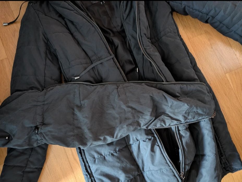 Geacă maternitate Bonprix cu aplicație bebe