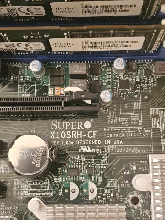 Supermicro X10SRH-CF сървърно дъно