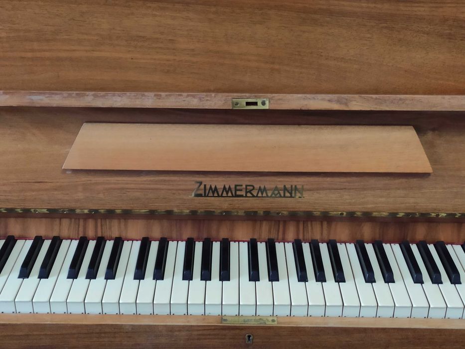 Пианино немецкое Zimmermann. Антикварное, 50е годы прошлого века.