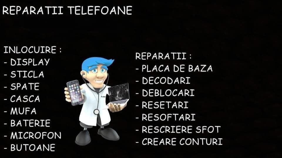 Service Iphone / Display/Sticla/ Mufa/GSM / Reparatii Samsung Huawei