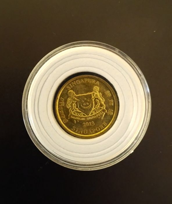 Лот монети Сингапур 2013 центове