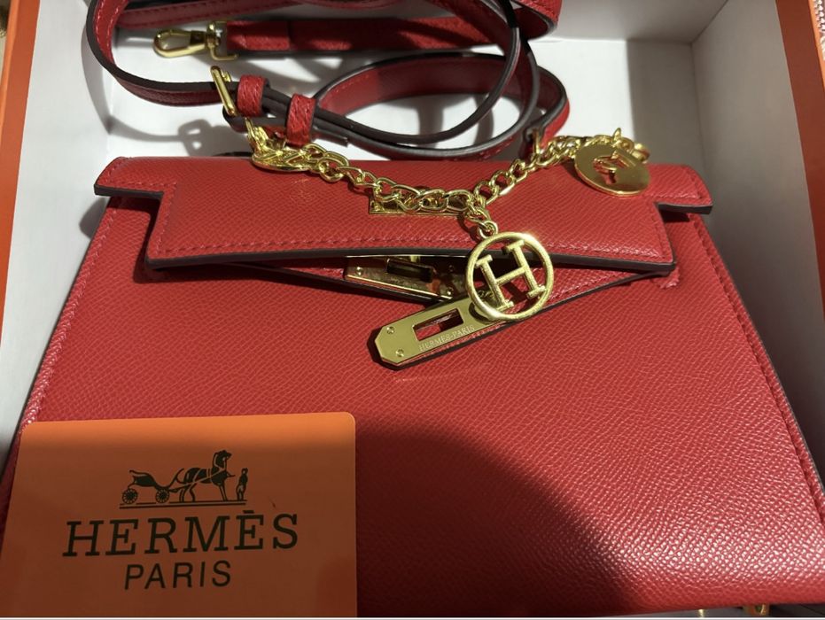 сумка красная мини